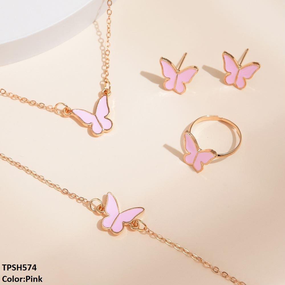 Butterfly Pendant Set