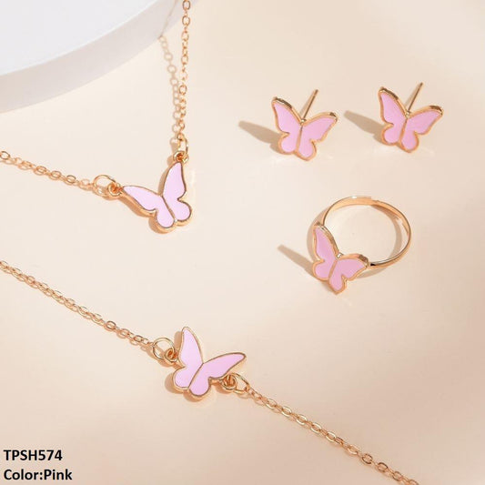 Butterfly Pendant Set