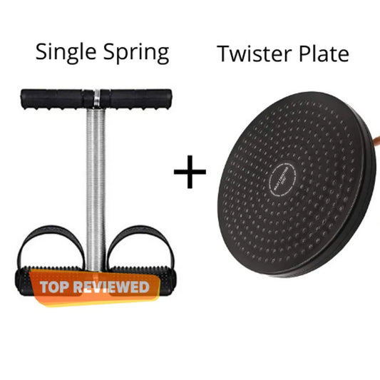 Mishbeeka Tummy Trimmer Double Spring & Twister Plate Disc