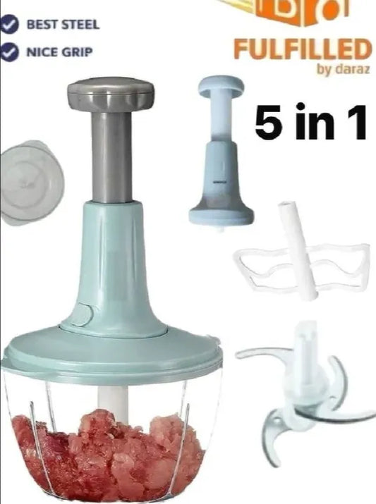 9-in-1 Vegetable Chopper, Cutter, Slicer & Grater - Multi-Function Kitchen Tool for Easy Food Preparation