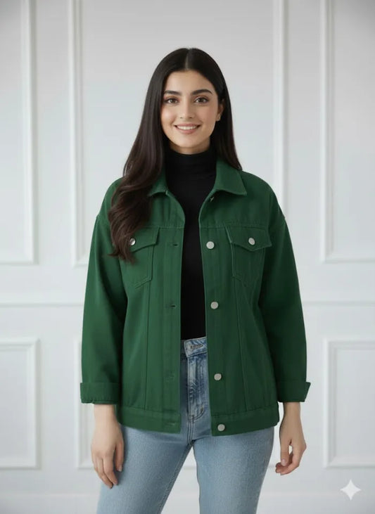 Women's Winter Denim Jacket with Insulated Lining for Ultimate Warmth and Style