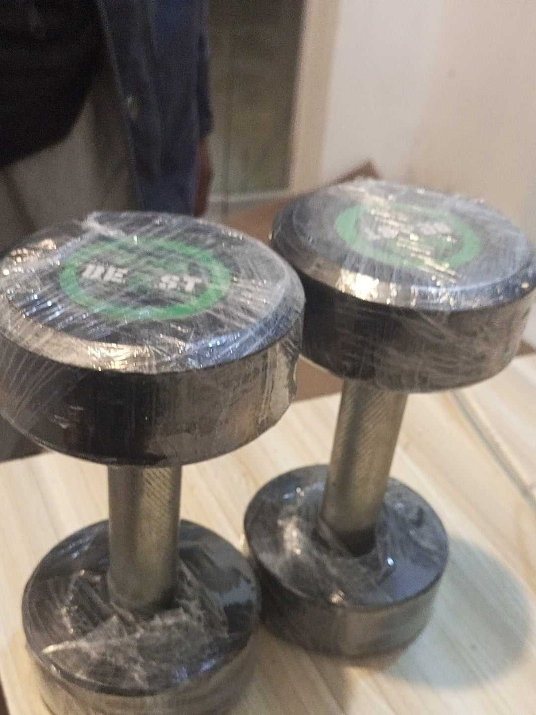 Beast Fitness Rubber Coated Dumbbell