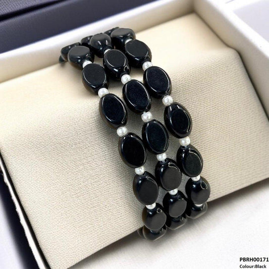 Triple Strand Beaded Bracelet