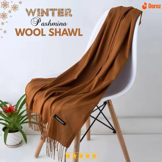 Premium Pashmina Ladies Wool Shawl | Warm, Soft & Elegant Winter Wrap