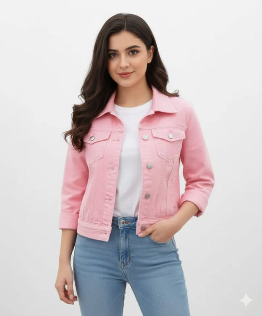 Women's Winter Denim Jacket with Insulated Lining for Ultimate Warmth and Style