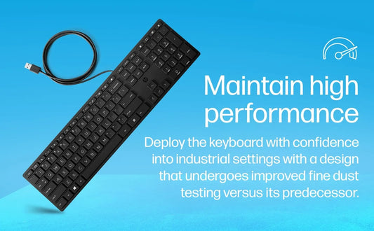 Keyboard (wired) for pc & laptop 100% orignal HP USB Slim Business Keyboard