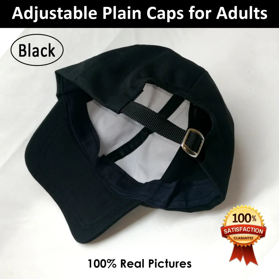 Unisex Casual Hat Men Caps with Adjustable Strap and Buckle