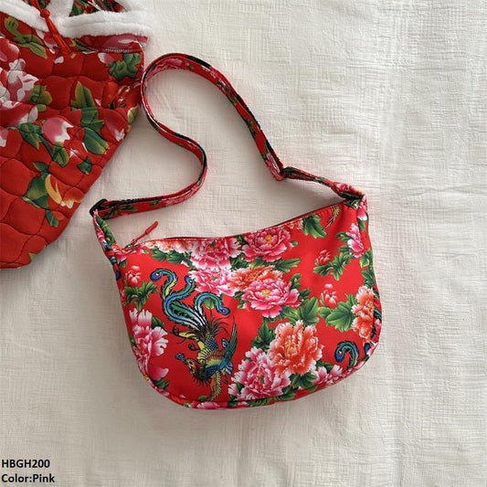 Flower Printed Bag