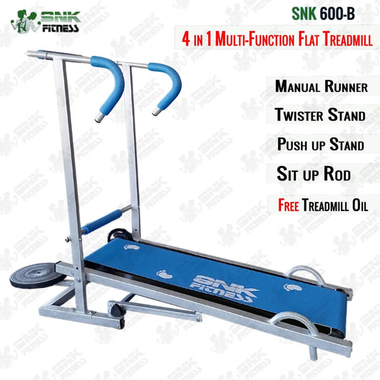 4 in 1 Multi Functional Foldable Flat Treadmill/Running Machine SNK-600-B