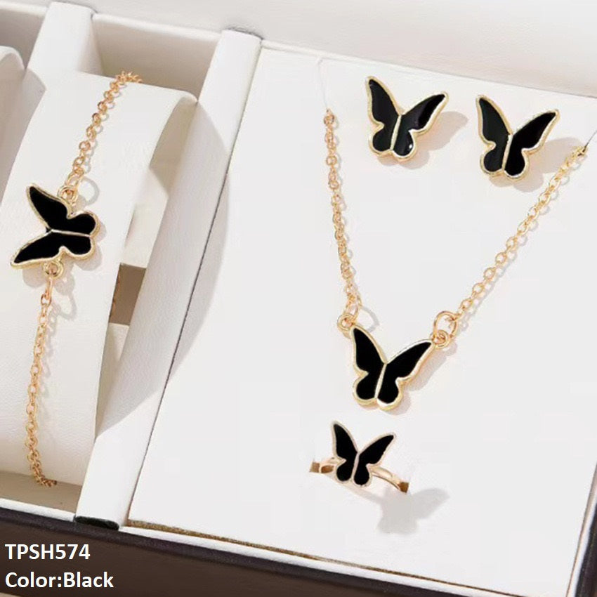 Butterfly Pendant Set
