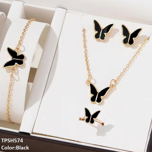 Butterfly Pendant Set