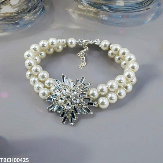 Tear Flower Pearl Bracelet